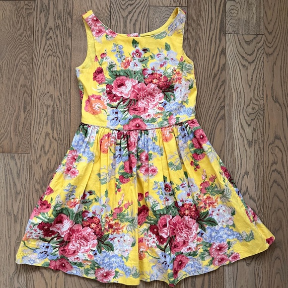 Polo Ralph Lauren Other - Polo by Ralph Lauren Yellow Floral Kids Dress